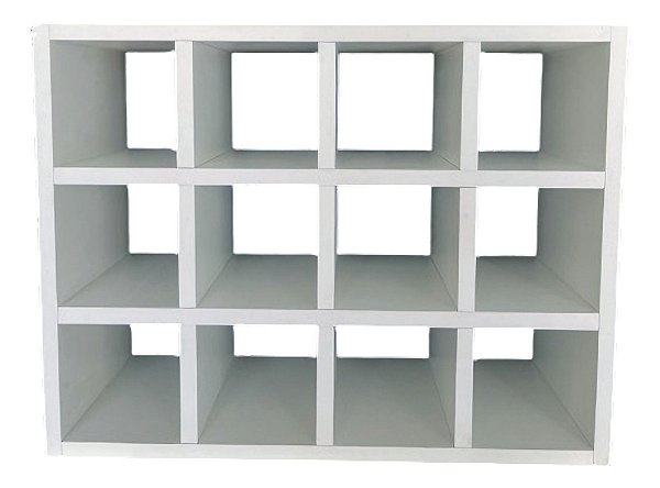 Nicho Organizador Suspenso Com 12 espaços Branco Cód.812