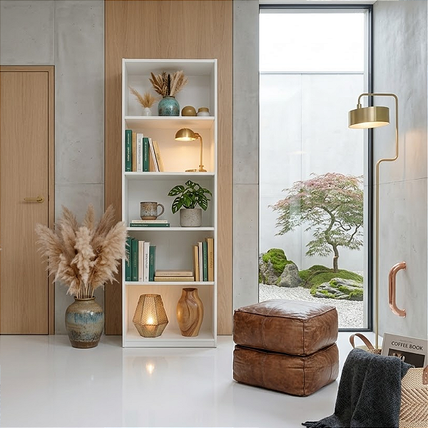 Armário Prateleira Expositor Organizador Multiuso 61,5cm Branco Cód.305PR615