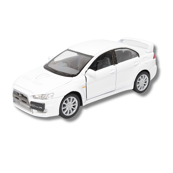 Miniatura Mitsubishi Lancer Evolution X 2008 Escala 1:36