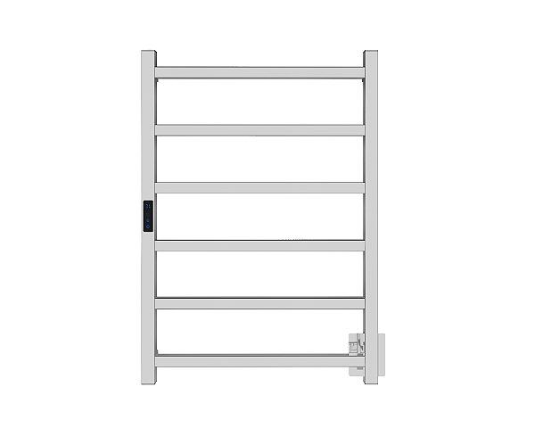 Toalheiro Térmico 2 Toalhas Timer Digital - Unique Slim - Inox Polido