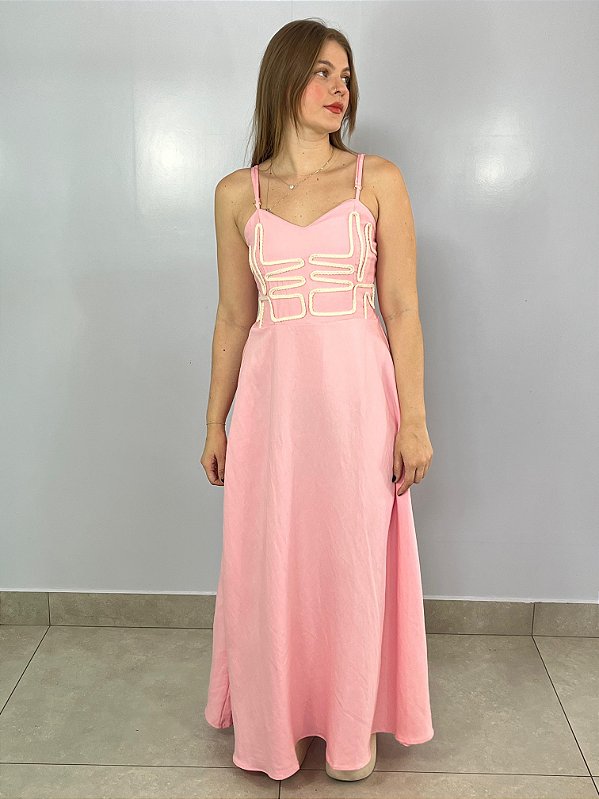 Vestido Rosa Moana