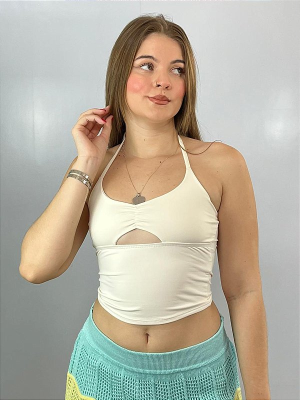 Cropped Poliamida Stace Off