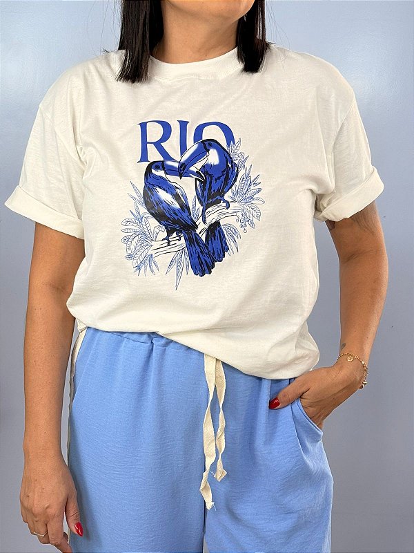 Tee Rio Arara Azul