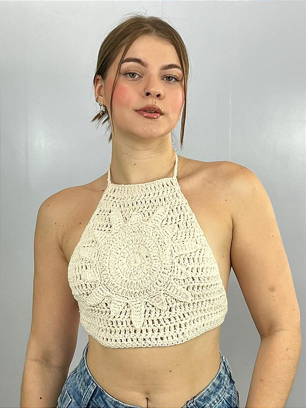 Cropped Crochê