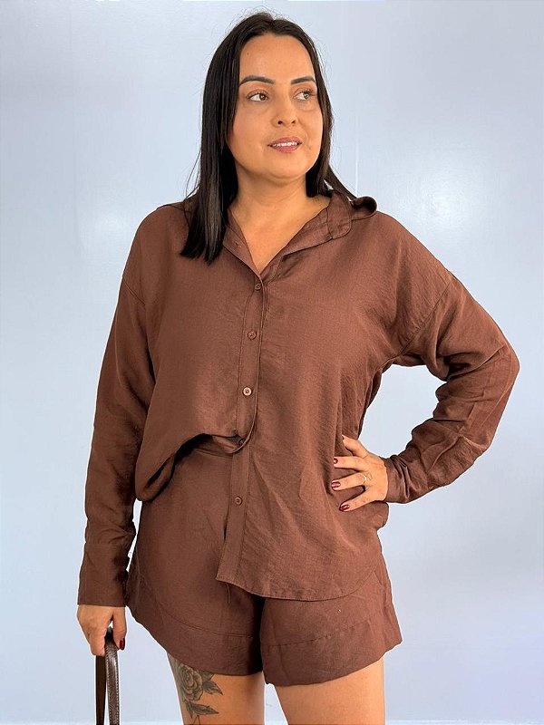 Conjunto Marrom Maldivas