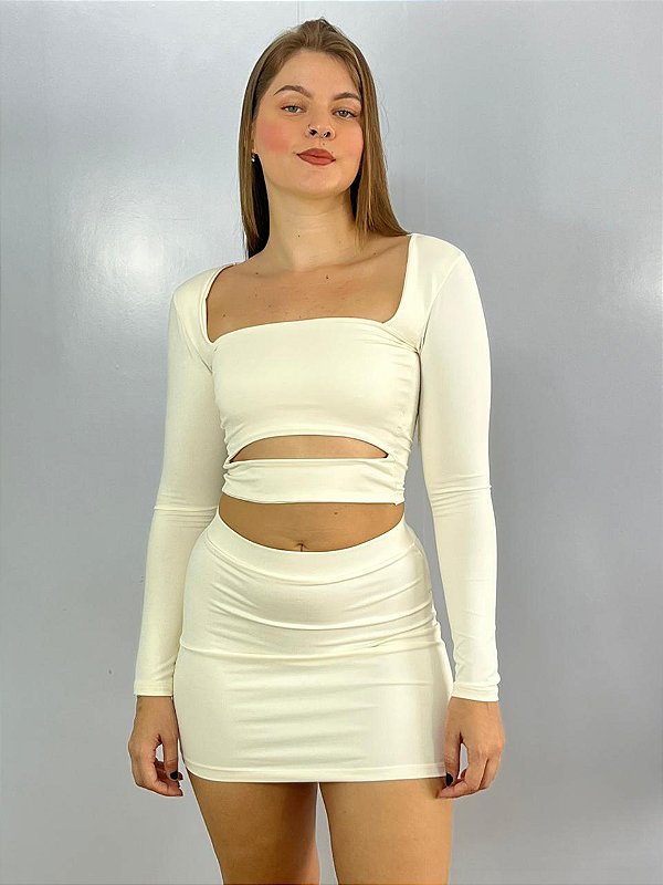 Saia Poliamida Off Jéssica