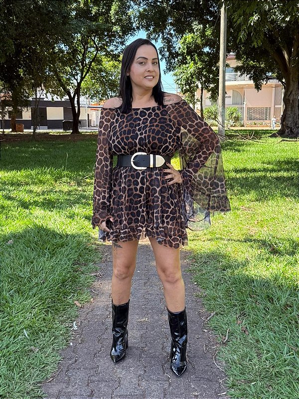 Macaquinho Tule Onça Bela