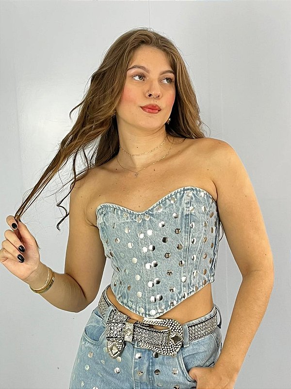 Cropped Jeans Tomara Que Caia Chapinha