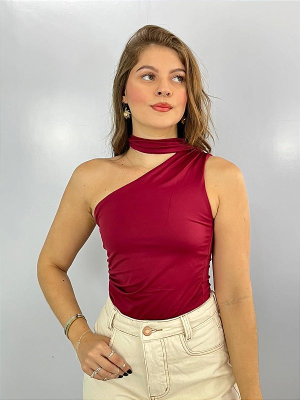 Blusa Poliamida Bianca Vinho