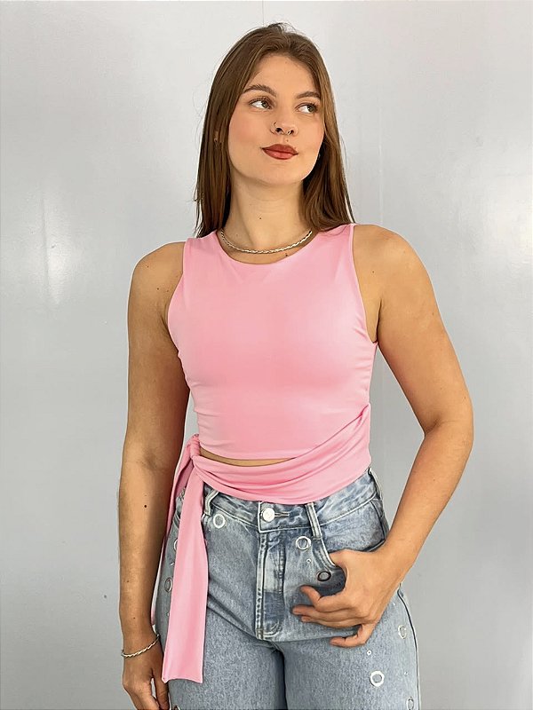Cropped Poliamida Carla Rosa