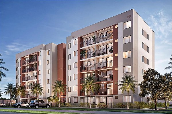 Apartamento à venda em Cumbuco Caucaia 2 Quartos 1 Suíte 2 Banheiros 1 Vaga 48m² a 121m²