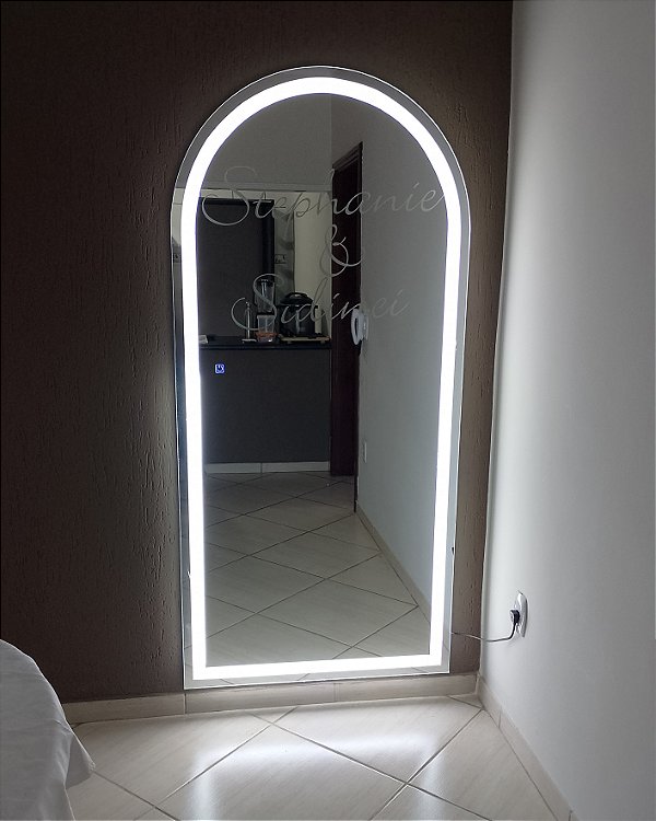 Espelho Arco 160x60cm com Led