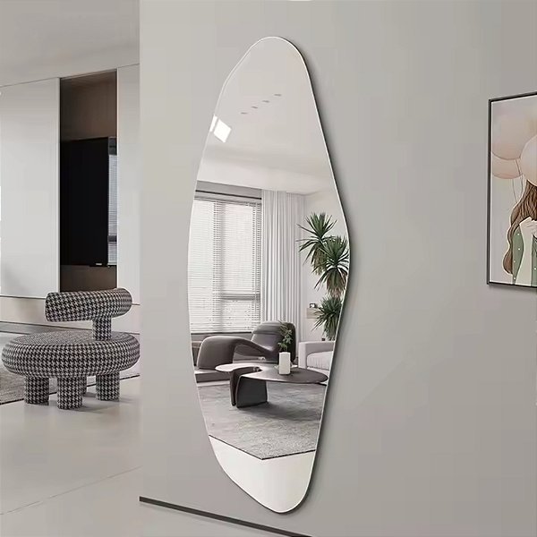 Espelho 80x30 Orgânico Luxo