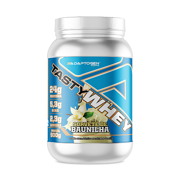 Adaptogen - Tasty Whey 3w Gourmet Baunilha (900g)