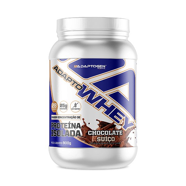 Adaptogen - Adapto Whey 3w Chocolate Suiço (900g)