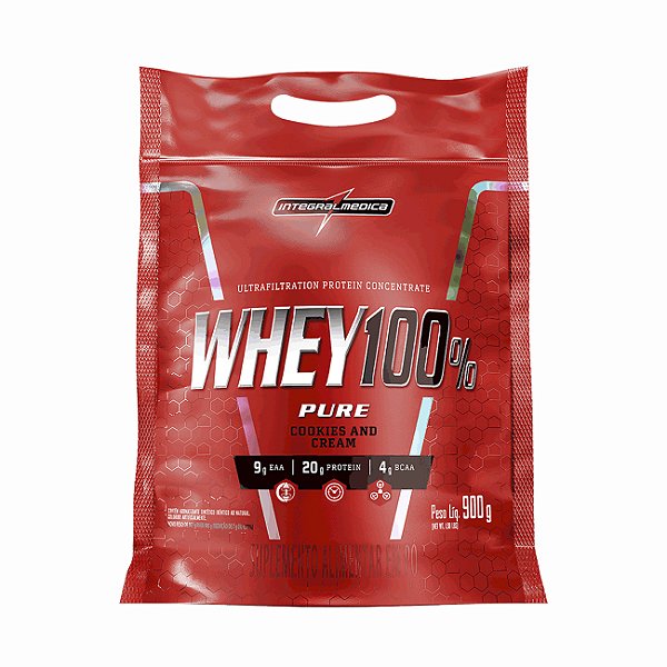 Integralmédica - Whey 100% Pure Cookies And Cream (900g) Pouch