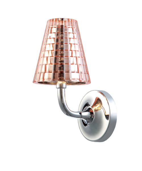 Arandela Avila Vidro Rosê