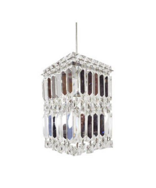 PENDENTE CRISTAL RETANGULAR