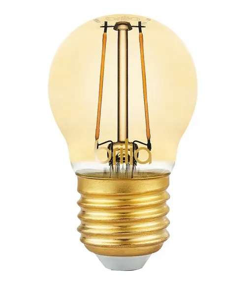 LÂMPADA MINI GLOBO FILAMENTO ÂMBAR 2,5W - BRILIA