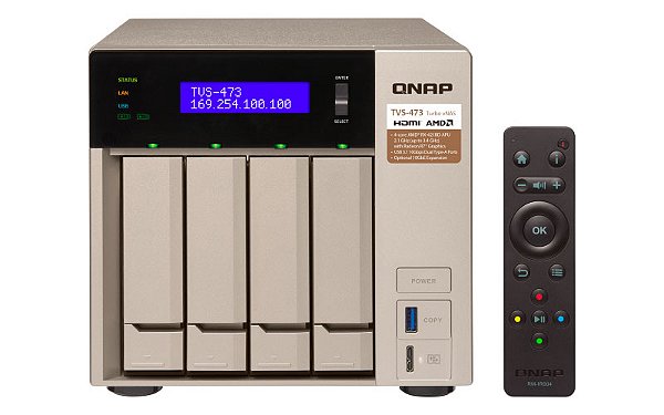 Qnap TVS-473 - Storage NAS 4 Baias p/ HDD SATA