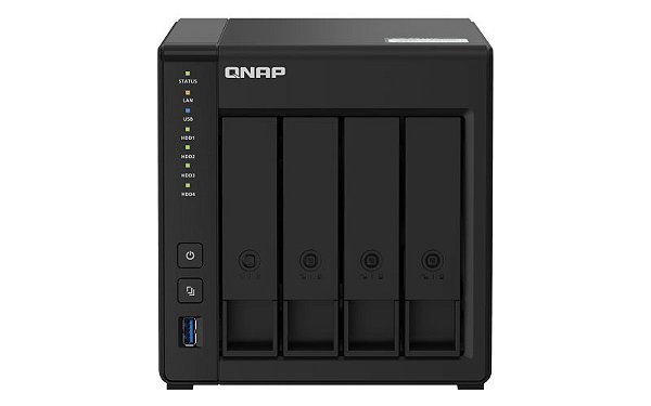 Qnap TS-451D2 - Storage NAS 4 Baias p/ HDD SATA
