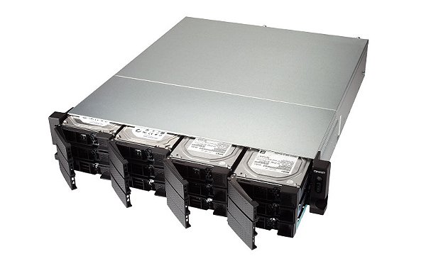 Qnap TS-1263XU-RP - Storage NAS 12 baias p/ HDD SATA