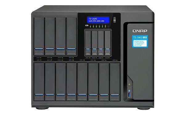 Qnap TS-1685 Storage Server NAS/DAS/IP SAN 16 Baias Hot Swappable