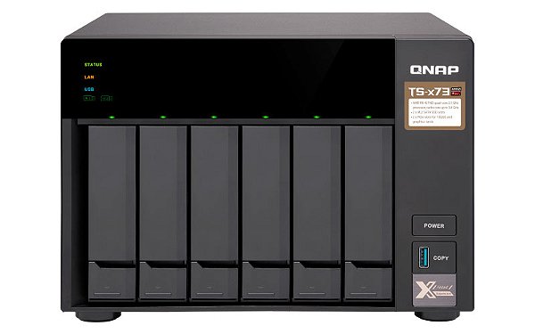 Qnap TS-673 - Storage NAS 6 Baias p/ HDD SATA