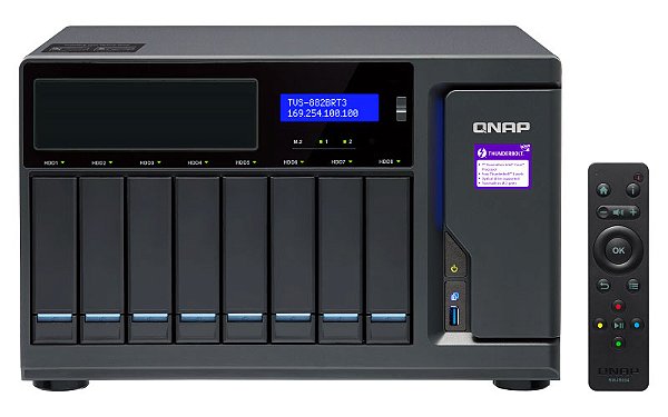 Qnap TVS-882BRT3 - Storage NAS 8 Baias p/ HDD SATA/SSD