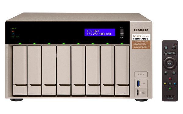 Qnap TVS-873 - Servidor NAS 8 Baias p/ HDD SATA