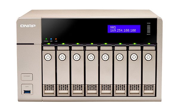 Qnap TVS-863+ - Storage NAS 8 Baias p/ HDD SATA/SSD
