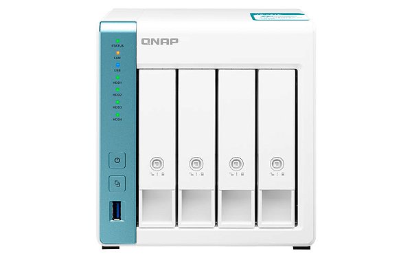 TS-431K Qnap - Storage NAS 4 baias p/ discos SATA