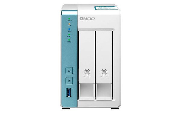 TS-231K Qnap - Storage NAS 2 Baias p/ HDD SATA