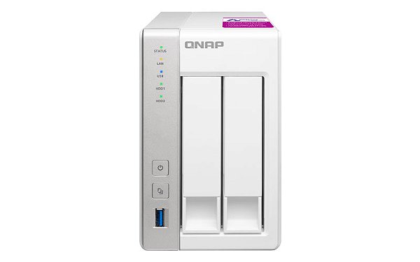 TS-231P2 Qnap - Storage NAS 2 Baias p/ HDD SATA
