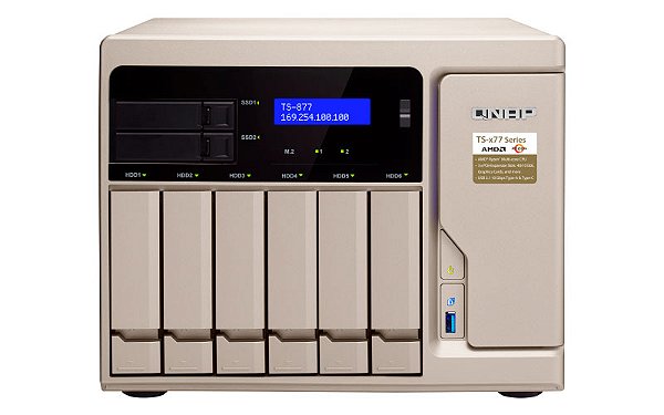TS-877 Qnap - Storage NAS 6 Baias p/ HDD SATA/SSD