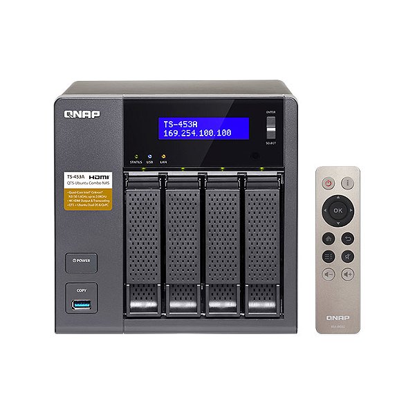 TS-453A Qnap -  Storage NAS 4 Bay p/ HDD SATA