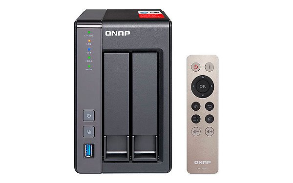TS-251+ Qnap - Storage NAS 2 Baias p/ HDD SATA