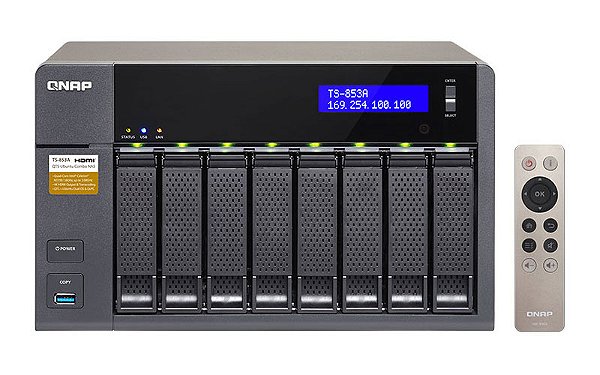 TS-853A Qnap - Storage NAS 8 Baias p/ HDD SATA