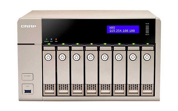 Qnap TVS-863 - Storage NAS 8 baias p/ HDs SATA/SSD