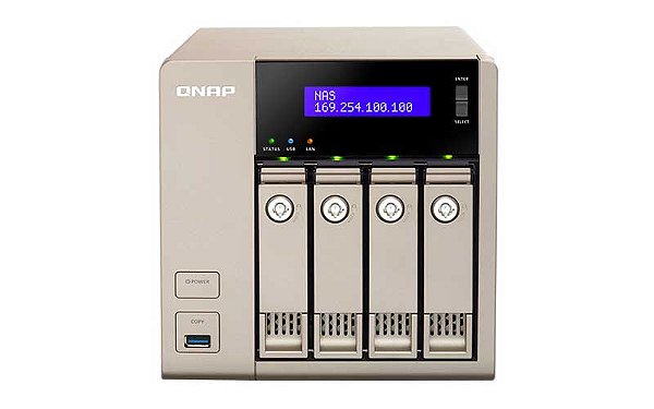 TVS-463 Qnap - Storage 4 Baias p/ HDD SATA