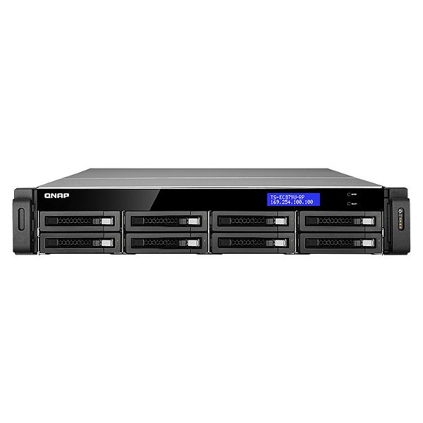 TS-EC879U-RP Pro Qnap - Storage NAS 8 Baias p/ HDD SATA