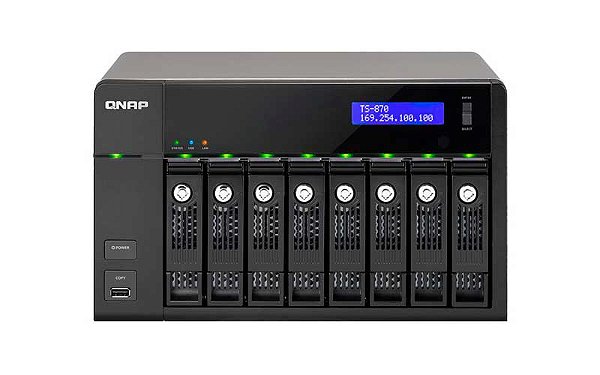Qnap TS-870 Pro - Storage NAS 8 Bay p/ HDD SATA
