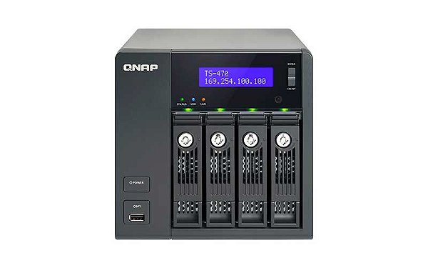 TS-470 PRO Qnap - 4 Bay Storage NAS expansível