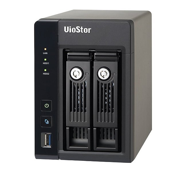 VioStor VS-2104 Pro+ - NVR para 2 HDS e 04 Câmeras