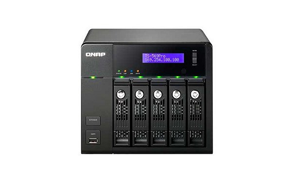 TS-569 Pro Qnap - Storage NAS c/ capacidade de 5 HDs