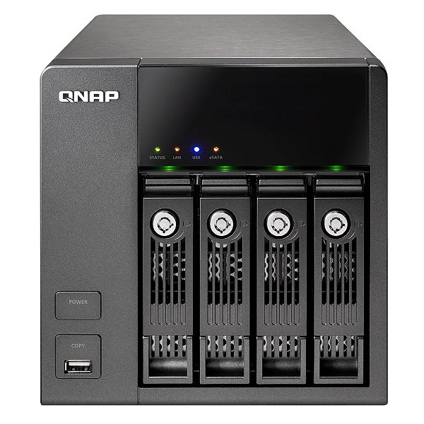 TS-410 Qnap - Storage 4 Baias p/ Discos SATA