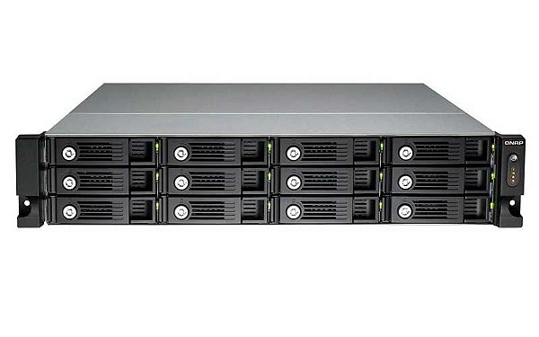 TS-1270U-RP Qnap - Storage NAS 12 HDs p/ HDD SATA/SSD
