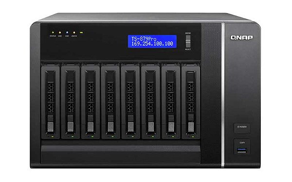 TS-879 Pro Qnap - Storage NAS 8 Bay Desktop 8 HDs