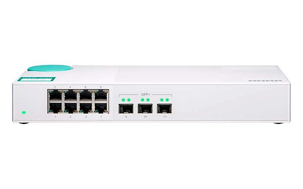 QSW-308S Qnap - Switch de 11x portas 1GbE/SFP+