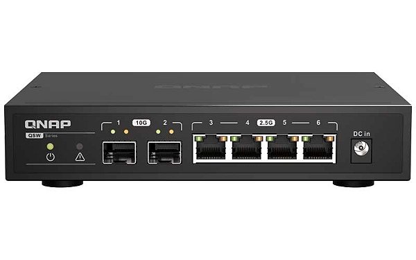 QSW-2104-2S-A Qnap - Switch de 6x portas SFP+ RJ45